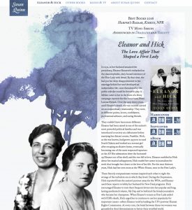 SusuanQuinnBooks.com hompage screenshot